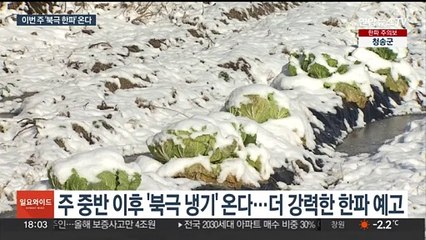 이번 주 더 강력한 북극 냉기 온다…서해안은 또 대설