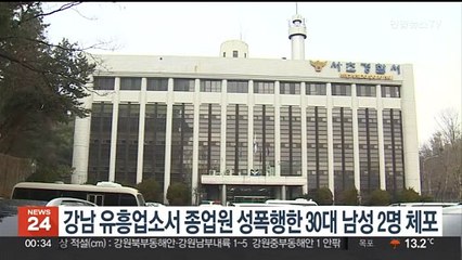 강남 유흥업소서 종업원 성폭행 30대 남성 2명 체포