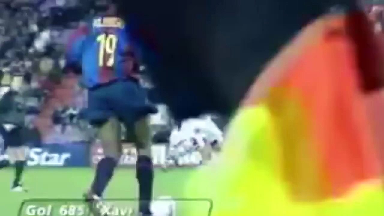 El primer gol de Xavi Hernández como jugador del Barça