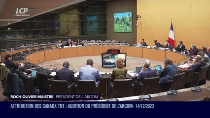 Audition à l'Assemblée nationale - Attribution des canaux TNT : audition du président de l'ARCOM - 14/12/2023