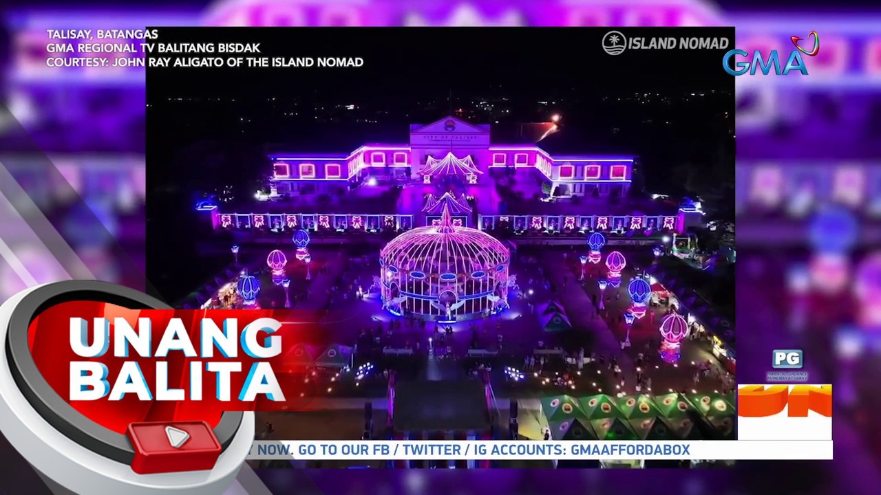 Carnival-themed Christmas display, patok sa mga namamasyal | UB