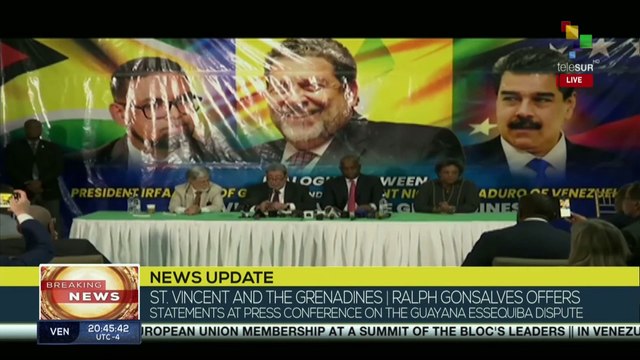 Ralph Gonsalves gives the results of meeting over the Essequibo