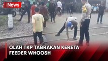 Tabrakan Kereta Feeder Whoosh dengan Minibus di Bandung Barat, Polisi Olah TKP dan Periksa Saksi