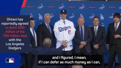 Ohtani reveals reasons behind Dodgers contract deferral