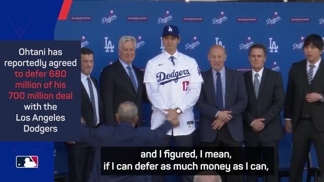 Ohtani reveals reasons behind Dodgers contract deferral