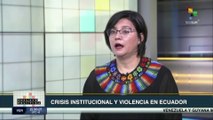 Enclave Política 14-12: Crisis institucional y violencia en Ecuador