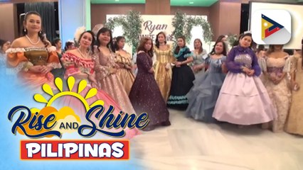 Halos 160 OFW mommies sa Italy, nagsuot ng modern Victorian attire sa pagdiriwang ng 10th anniversary ng Ryan Dance Empire