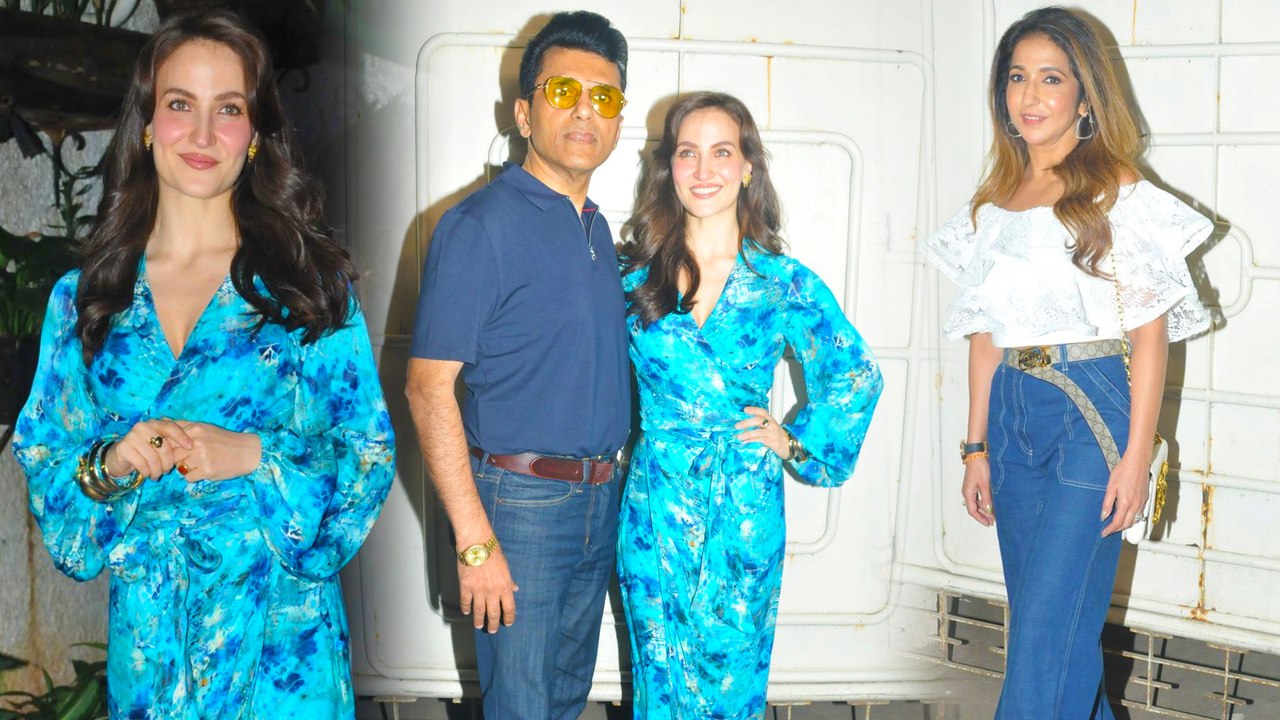 Elli AvrRam & Other Celebs At The Screening Of Her Horror Comedy Conjuring Kannappan