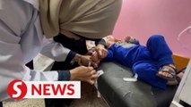 How crowded shelters are making Gaza's children sick