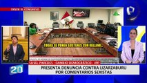 García Belaúnde sobre comentarios sexistas de Juan Carlos Lizarzaburo: 