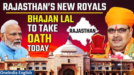 Rajasthan's New CM: BJP's Bhajan Lal Sharma to Take Oath Today, Preparations Underway| Oneindia News