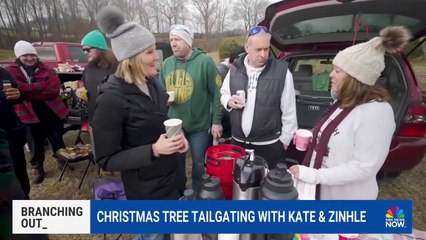 This Connecticut Christmas tree farm has a holiday tailgate tradition