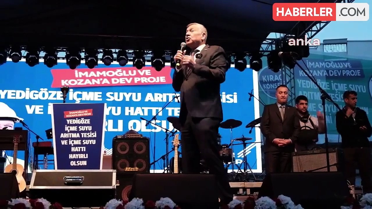 Adana Büyükşehir Belediyesi Yedigöze İçme Suyu Arıtma Tesisi ve İçme Suyu Hattı'nın Temelini Attı