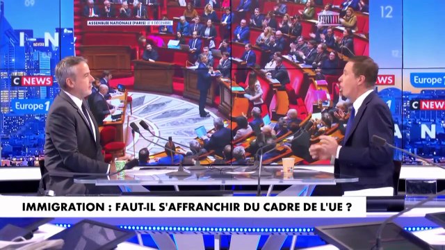 Loi Immigration : «Ce texte amuse la galerie, c'est une addition de petites mesurettes», estime Nicolas Dupont-Aignan