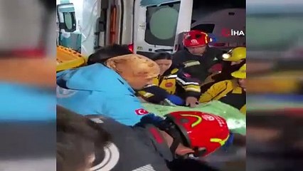 GÖÇÜĞÜN MEYDANA GELDİĞİ MADEN HAVADAN GÖRÜNTÜLENDİ