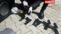 Malatya'da Hoparlöre Gizlenmiş 10 Tabanca Ele Geçirildi