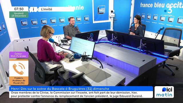 Cinq minutes avec.... Nicolas Lassalle avec un éleveur bovin de la montagne noire, président de l'Interbev en Occitanie