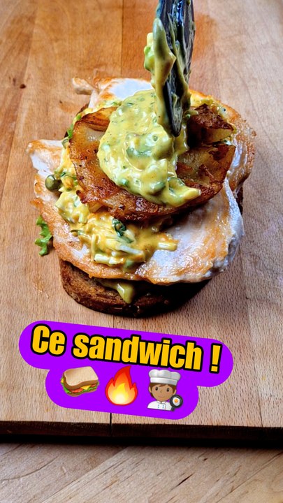 Une masterclass ce sandwich ! ‍