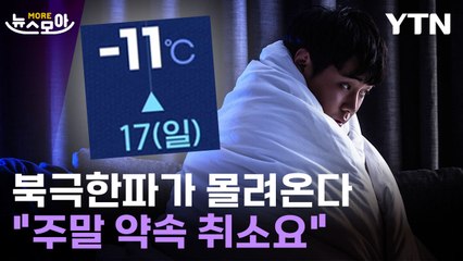 [뉴스모아] 북극 한파가 몰려온다…"주말 약속 취소요" / YTN