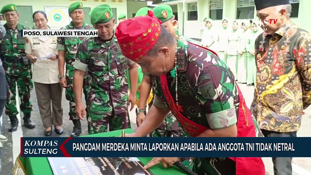 Pangdam Merdeka Minta Laporkan Apabila Ada Anggota TNI Tidak Netral