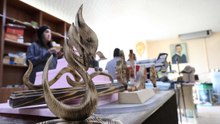 ‘Naht Sanatı Atölyesi’nde kütükler sanata dönüşüyor