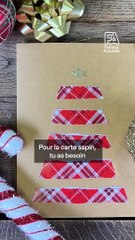 FEMME ACTUELLE - DIY de noël : 2 cartes de vœux à faire avec les enfants
