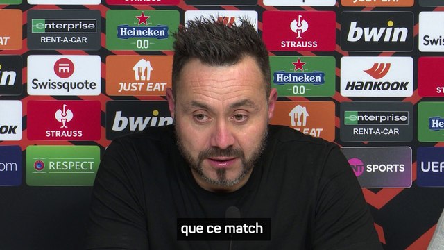 De Zerbi : Ce match était plus important pour nous que pour Marseille