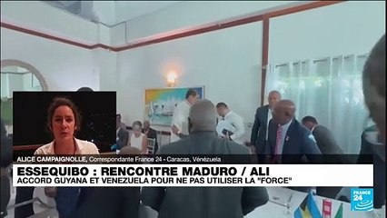 Essequibo : accord Guyana et Venezuela pour ne pas utiliser la "force"