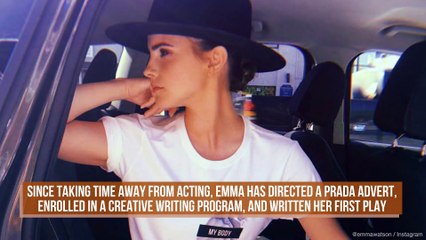 Emma Watson 'glad' she stepped away from acting