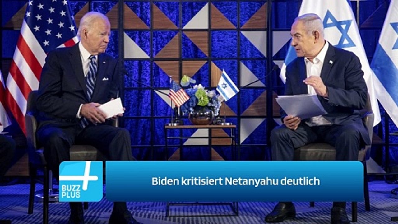 Biden kritisiert Netanyahu deutlich