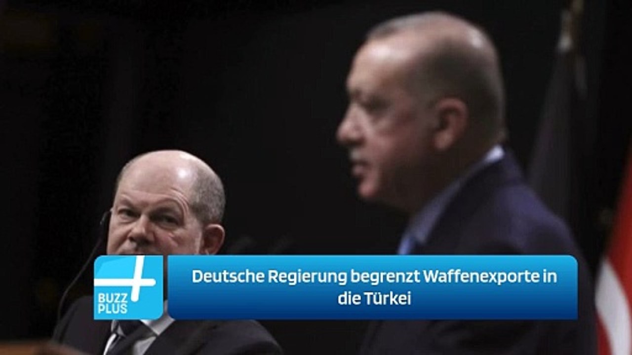 Deutsche Regierung begrenzt Waffenexporte in die Türkei