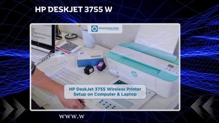 HP DeskJet 3755 Wireless Printer Setup on Computer and Laptop