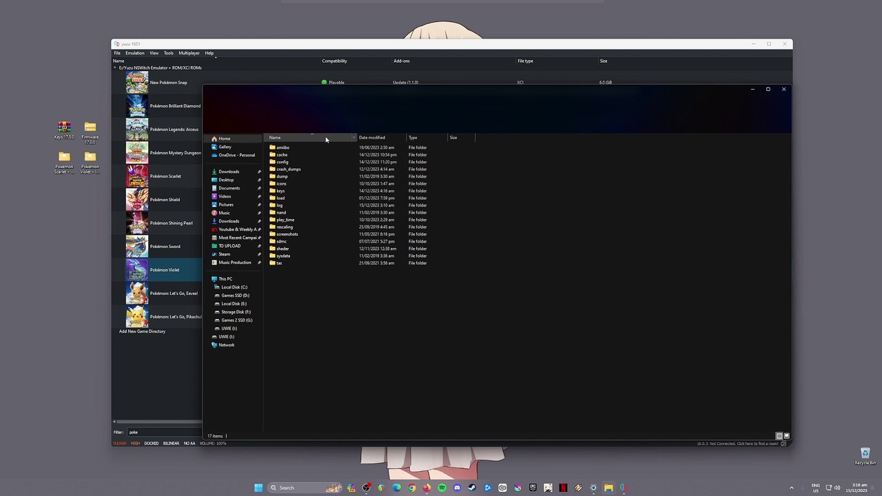 Install Prod & Title Keys in YUZU and Update The Indigo Disk DLC of Pokemon SV