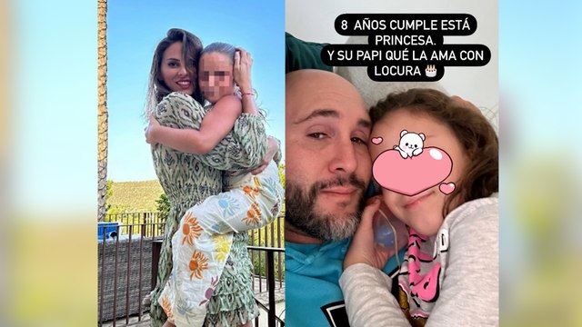 Irene Rosales y Kiko Rivera felicitan a su hija Ana en su 8 cumpleaños