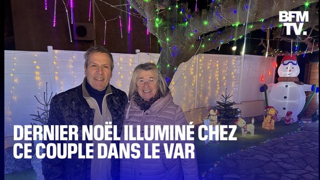 TANGUY DE BFM - On coupe le chauffage pour pouvoir allumer toutes les décorations : dernier Noël illuminé chez ce couple du Var