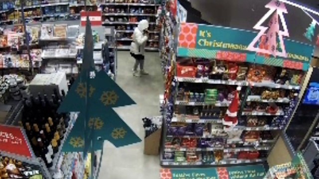Shoplifter caught on CCTV