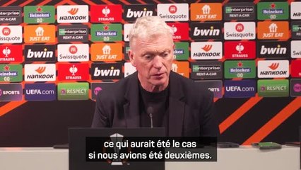West Ham - Moyes se félicite de la qualification après la victoire contre Fribourg