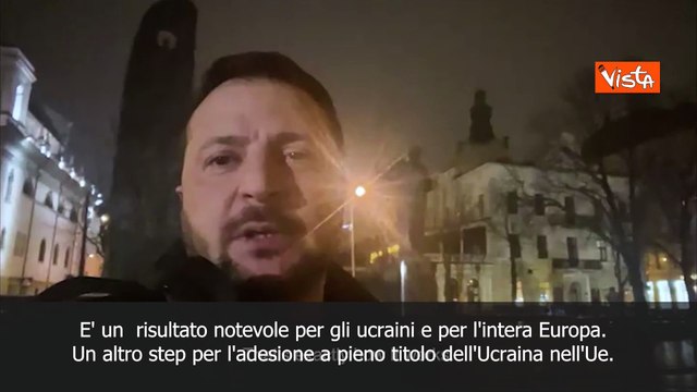 Negoziati per adesione Ucraina in Ue, Zelensky: Risultato importante