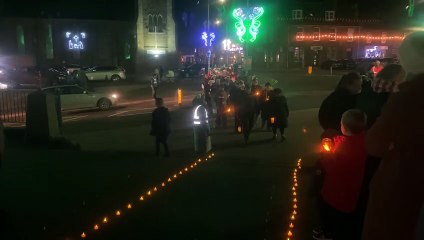 Buckie carol service - choir arrive