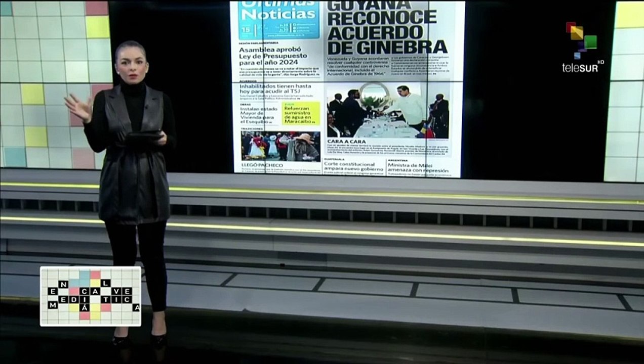 En Clave Mediática 15-12: Venezuela y Guyana continuarán diálogo sobre el Esequibo