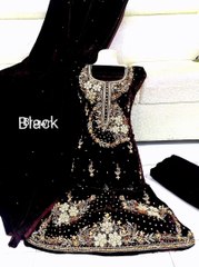 Velvet outfits and shawls