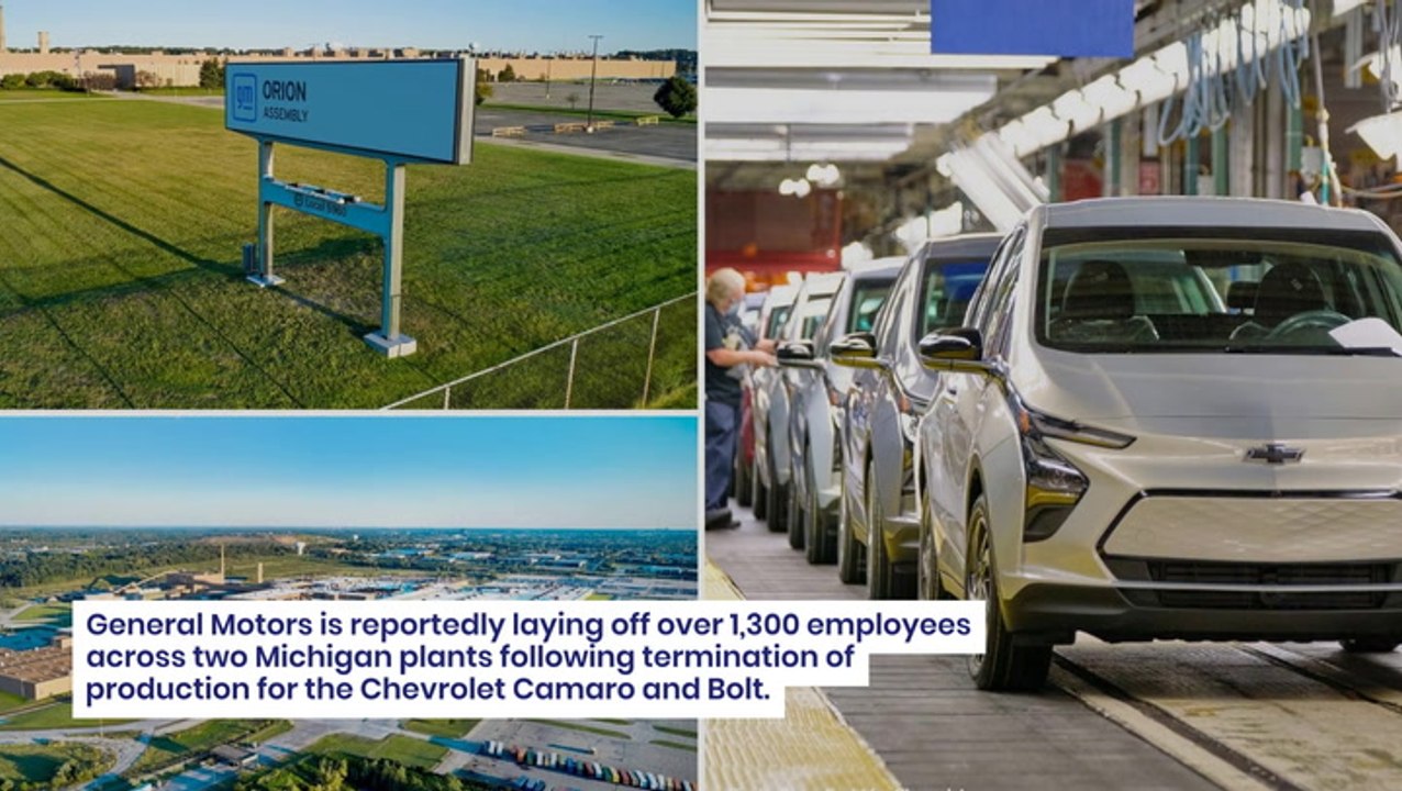 GM Announces Over 1,300 Layoffs As Chevrolet Camaro, Bolt Production Ends