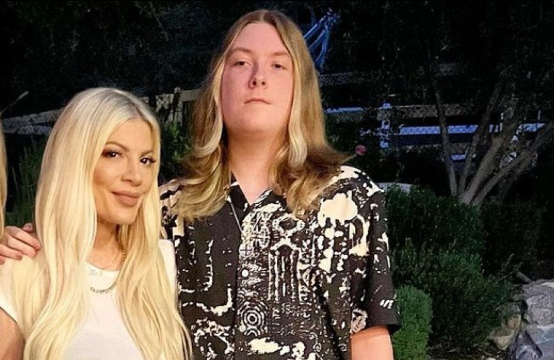 Tori Spelling's son Liam has undergone surgery on his foot after falling down a flight of stairs