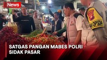 Jelang Nataru, Satgas Pangan Mabes Polri Sidak Pasar di Pontianak