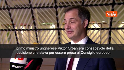 De Croo su Orban: Dovrebbe solo tenere la bocca chiusa. Ops non avrei dovuto dirlo