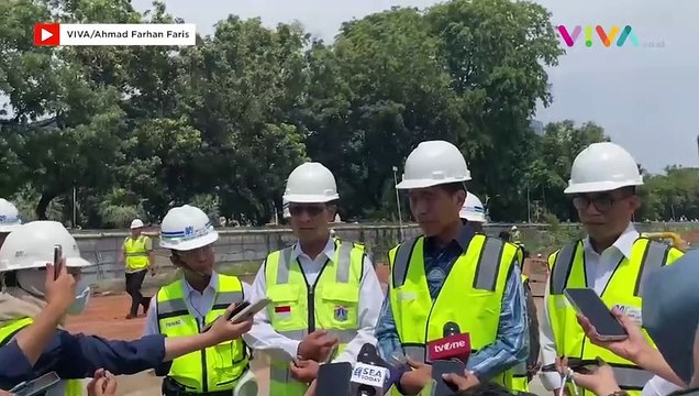 Tinjau Proyek MRT Fase 2A, Jokowi: Lebih dari Target