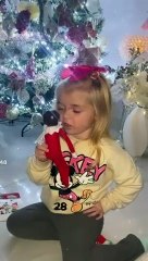 Girl Reprimands Naughty Elf