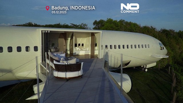 Отель-самолет на острове Бали ждет пассажиров
