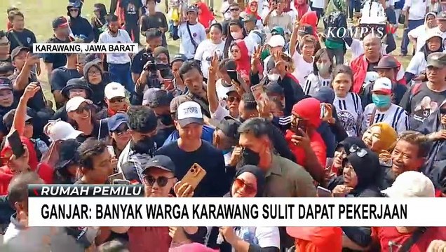 Ganjar Sebut Banyak Warga Karawang Sulit Dapat Kerja Padahal Masuk Kawasan Industri