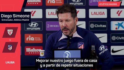 Diego Simeone: "Debemos reproducir fuera lo que hacemos en casa"